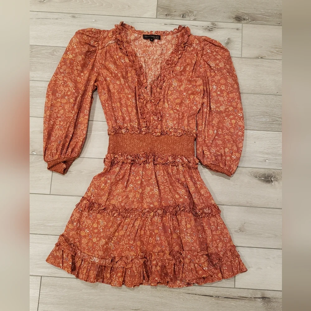House of Harlow 1960 rust color size small dress - Picture 1 of 4